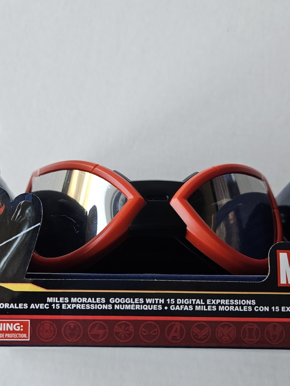 Marvel Miles Morales Red  Goggles with Digital Expressions